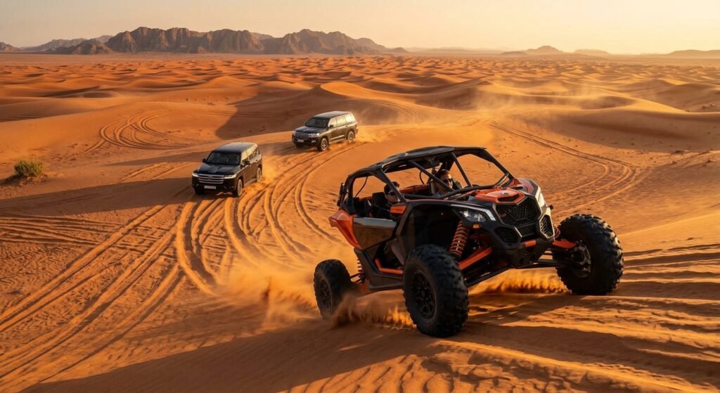 2x Desert Safari with 1 Buggy 2 seats