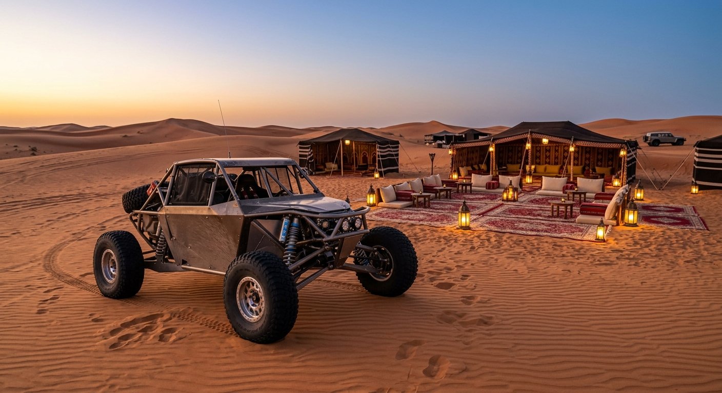 2x Desert Safari with 1 Buggy